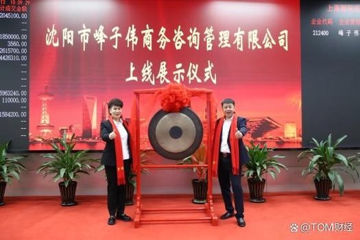热烈祝贺沈阳市峰子伟商务咨询挂牌成功,正式登陆上海股交中心!